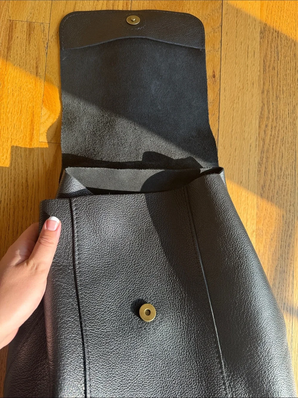 Portland Leather Boston Backpack - Black
